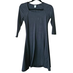 Black 3/4 Sleeve Dress